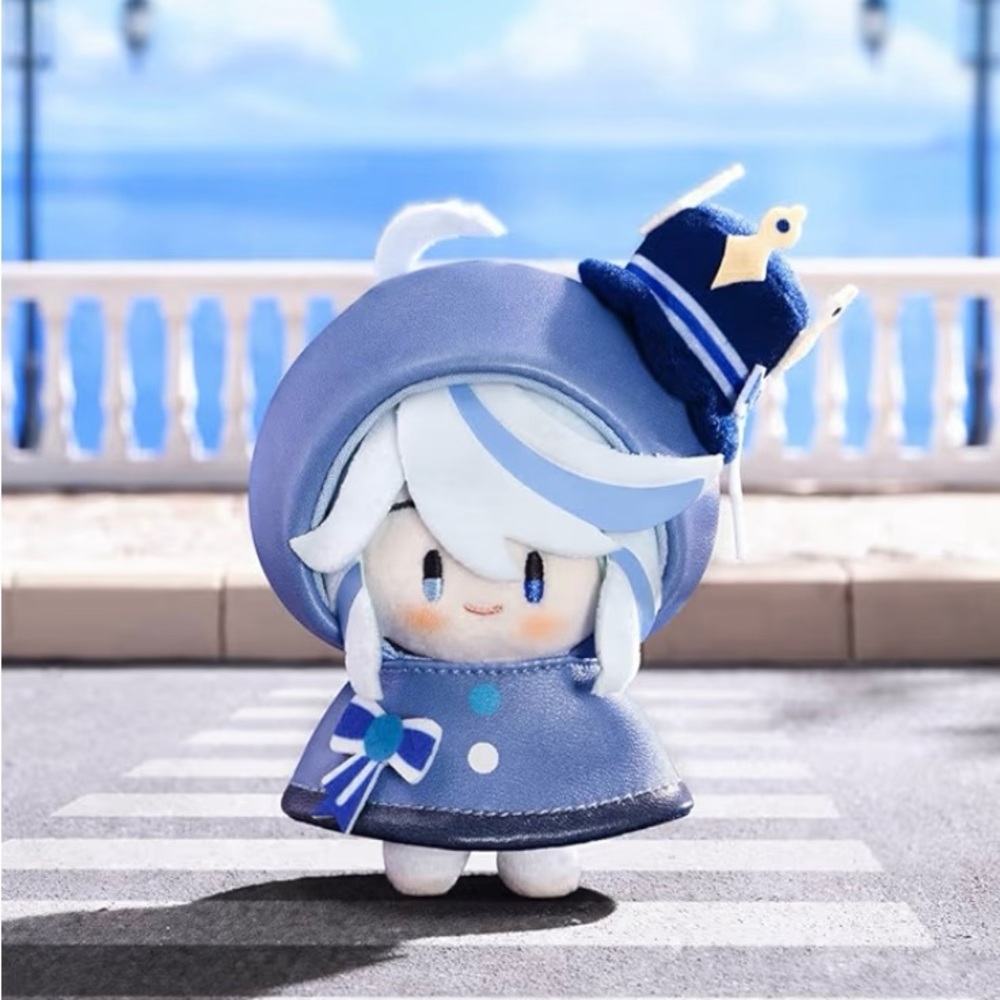 Furina Genshin Impact Plush Keychain Fun in the Rain Series miHoYo - Picture 2 of 7